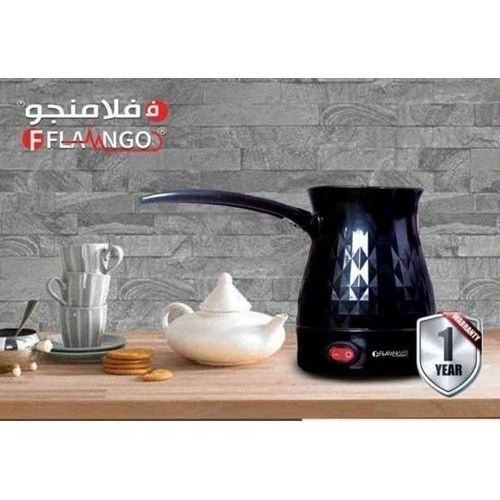 Flamingo Turkish coffee maker, 350 (2030) watts - white - black -