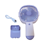 Mini Portable USB High Speed ​​Desktop Handheld Fan with Holder - Image 2