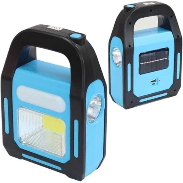 Solar powered LED floodlight for indoor use