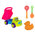 Beach Dump Truck Toy for Kids with Water Toys and 2 Shovels