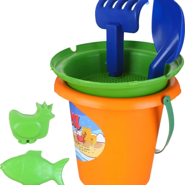 Medium Luxury Bucket with Various Sand Tools