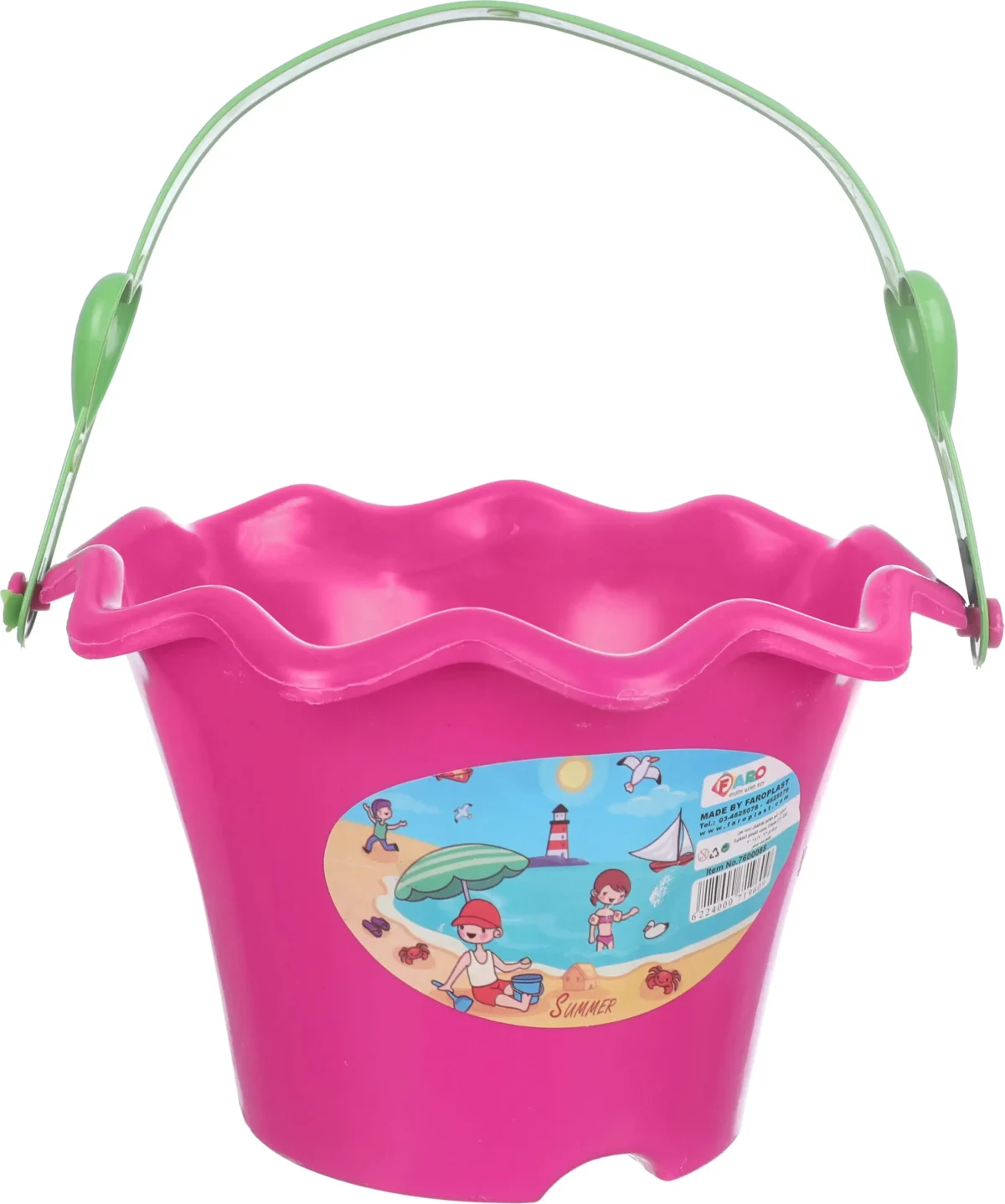Beach Toys Set for Kids - 6 Pieces in Various Shapes and Colors - Image 3