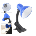 Desk Clip Lamp for Reading and Studying – Flexible Arm & Focused Lighting – Easy Clamp-on Mount (Blue) - Image 2