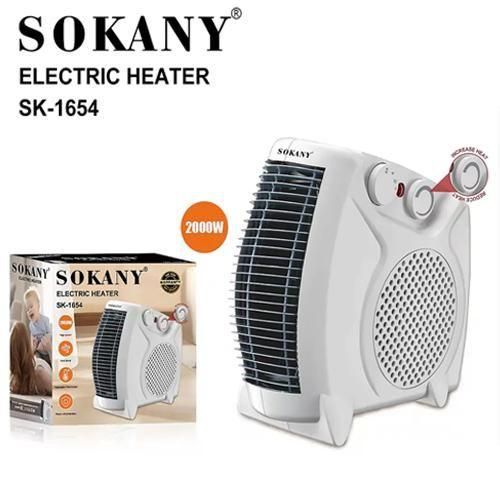 Sokany  Heater, White 2000 Watt, - SK-1654