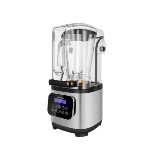 Sokany Digital Katameya Blender, 8000 Watt, 2 Liter, SK-03024 - Silver Black
