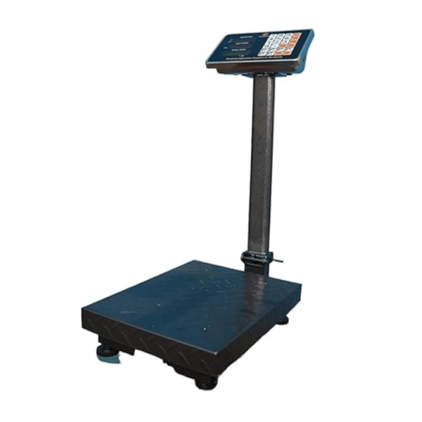 Digital drum scale weighs up to 200 kg - sensitivity 10 - battery operated - drum size 30 x 40 cm - black