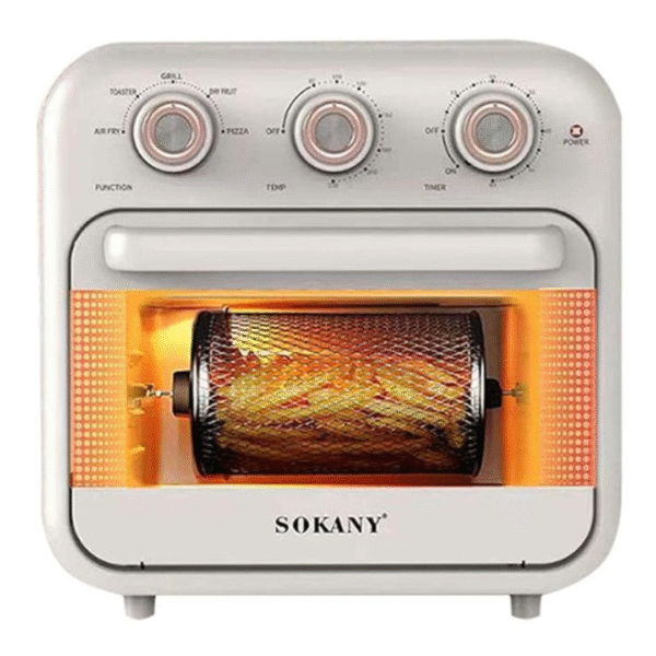 Sokany Air Fryer + Oven 18L 1800W, Black