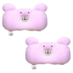 Baby Sleeping Pillow for Head Protection Baby Pillow and Baby Rest - 2 Pieces / Pink