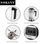 ⁦Sokany خلاط استاليس 2.5 لتر 6000 وات (SK-999)⁩ - الصورة ⁦3⁩