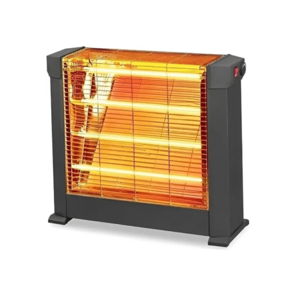 iHome Halogen Electric Heater, 4 Candles, 2200 Watts, Black - KI 2760