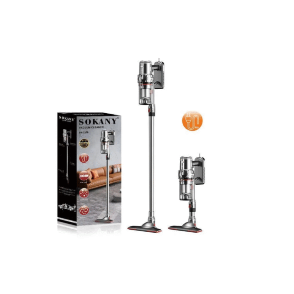 Sokany Upright Vacuum Cleaner, 2000 Watts, Grey - SK-3378