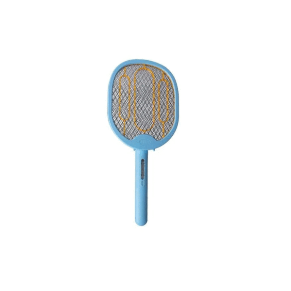 Dual-Use Foldable Electric Mosquito Swatter Racket, Blue - LTD-658