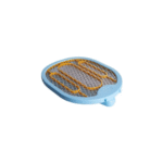 Dual-Use Foldable Electric Mosquito Swatter Racket, Blue - LTD-658 - Image 3