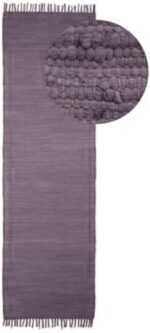 Handmade Runner Rug for Entryways or Hallways -Lavender- (150×200cm) - Image 3