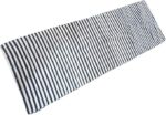 Handmade Runner Rug for Entryways or Hallways black and white(150×200cm)