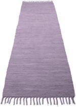 Handmade Runner Rug for Entryways or Hallways -Lavender- (150×200cm) - Image 2