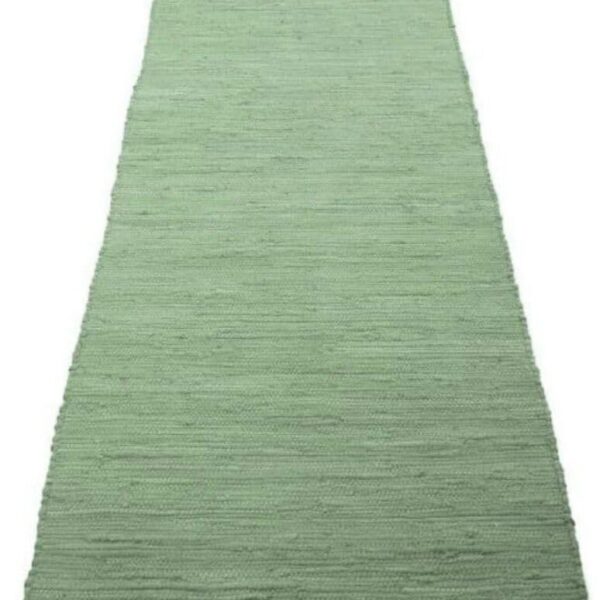 Handmade Runner Rug for Entryways or Hallways - light green(150×200cm)