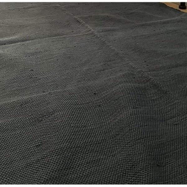 Handmade Runner Rug for Entryways or Hallways black(150×200cm)