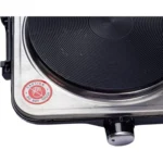 Flamingo Stainless Steel Hot Plate – 2 Burners – 2500W - Image 2