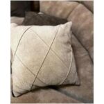 Two decorative velvet cushions with filling – calming beige color 40*40 cm - Image 2