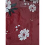 Luxury 5-Piece Burgundy Floral Bedding Set by Al Majd – Includes 2 Pillowcases & 2 Cushions, 220×240 cm - Image 2