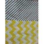 Floral 3-Piece Bed Sheet Set – 220 × 240 cm + Cushions 45 × 160 cm – yellow color-,EL magd - Image 2