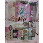 Kids Pink Bedding Set – 6 Pieces with Pillowcases & Long Pillows - Image 2